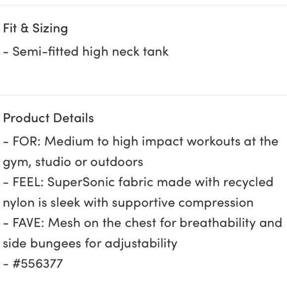 Athleta HIIT It Tank Agate Purple NWT - Picture 8 of 10